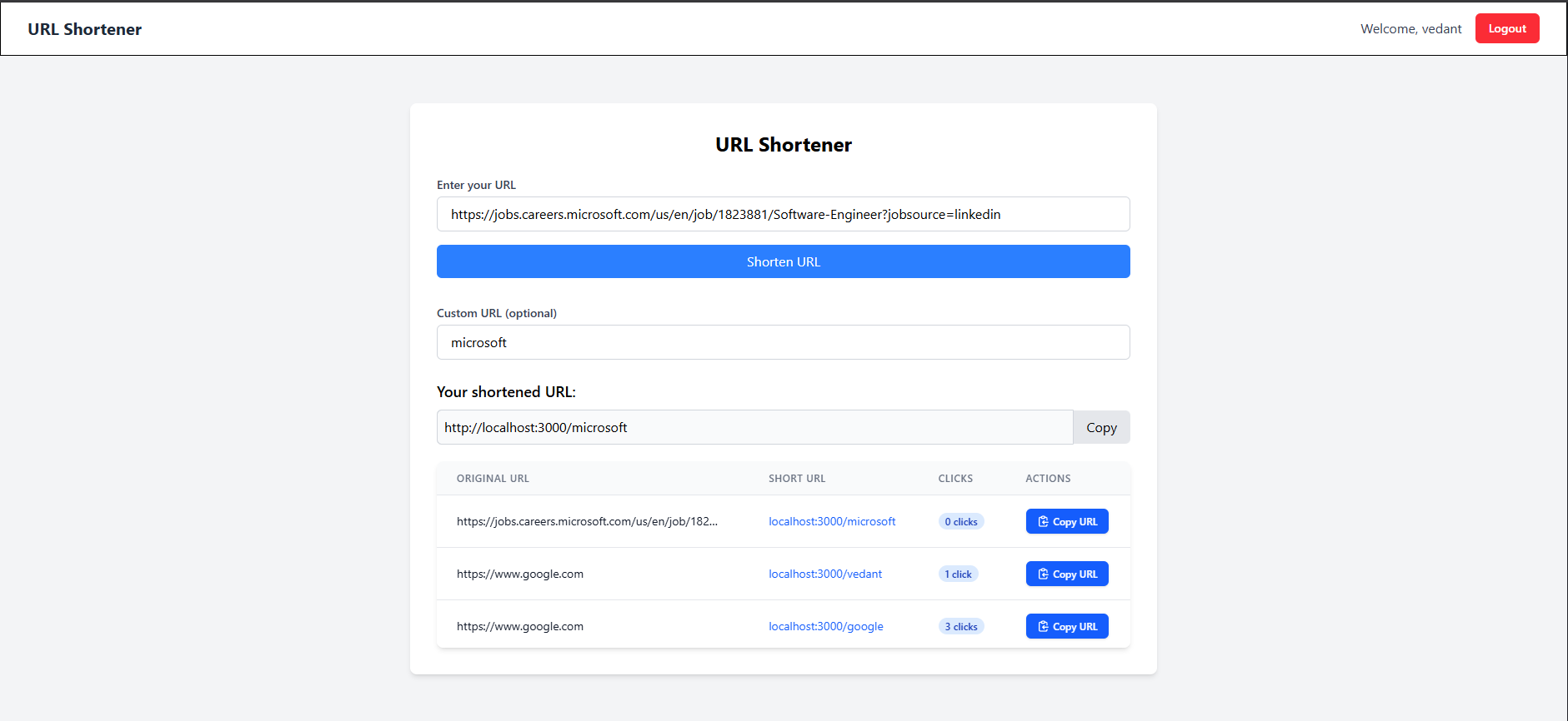 URL Shortener